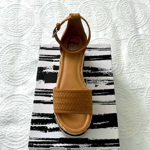 dolce vita: NEW Women Brown PlatForm Espadrilles with ankle strap, Size 10 - Picture 2 of 14